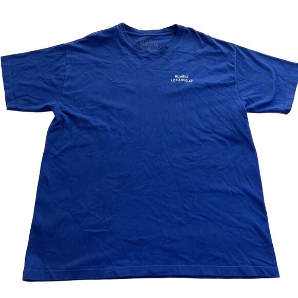 Rumble Los Angeles T-Shirt in Blue - Picture 1 of 3